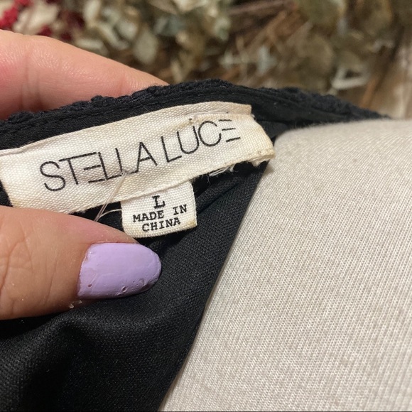 Beautiful Black Lace Stella Luce Evening Dress - Picture 7 of 8